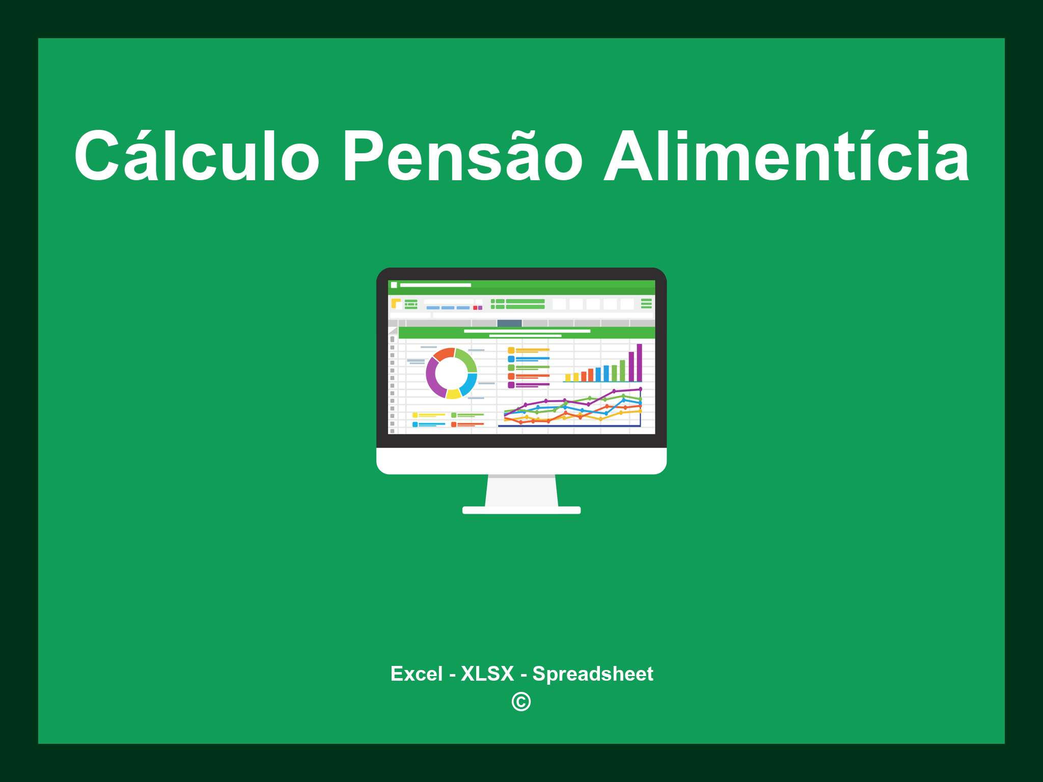 Planilha Excel Cálculo Pensão Alimentícia