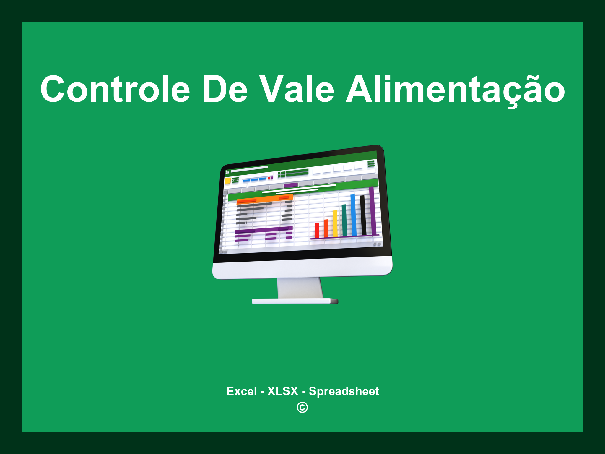 Planilha De Controle De Vale Alimentação Excel
