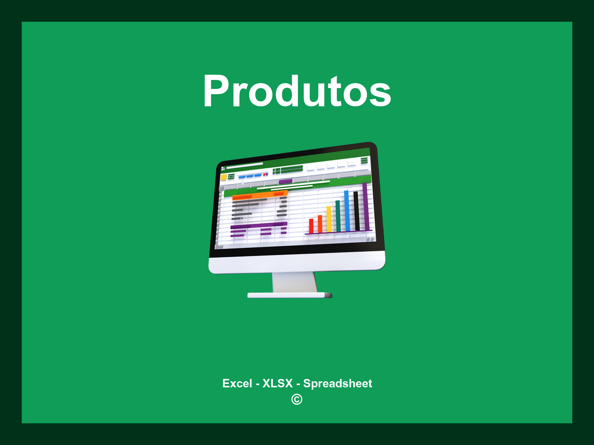 Planilha De Produtos Excel